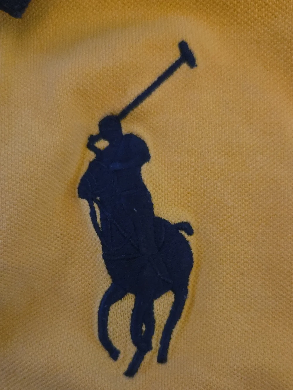 Polo Ralph Lauren Boys Yellow Big Pony Mesh Polo Shirt